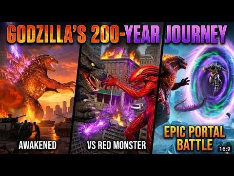 Godzilla’s 200-Year Life Story in GTA 5! Epic Battle vs Red Monster & MechaGodzilla