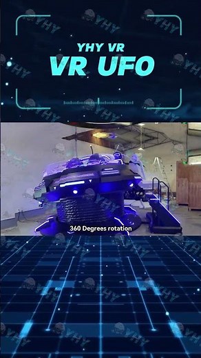 YHY-01.111 360 Rotation 5 Seats Wind Effect Led Sweep VR Family Reality Simulator Machine