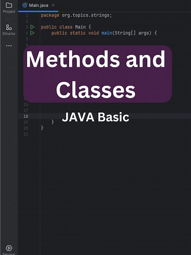 Pagsusuri sa Methods at Classes sa Java