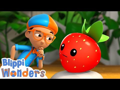 Blippi Wonders - Fruit & Vegetables | Cartoons For Kids | Blippi Animated Full Episodes