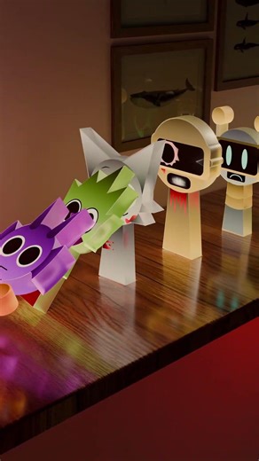 Scary Sprunki Domino Run!😲😲 #sprunki