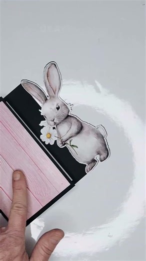 Watch a Plain Card Come to Life | Bunny Card Assembly Tutorial #DIYCards #CricutDesignSpace