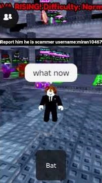 he is scammer report him #roblox