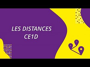 Les distances : #CE1D