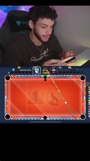 25 Cushion Curve Shot on ICE Table‼️🥶 #8bp #8ballpool #miniclip #gaming