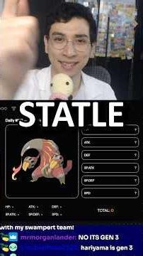 STATLE - Scoring the Highest Combination of Pokemon Stats Possible #pokemon #statle #pokemonstatle