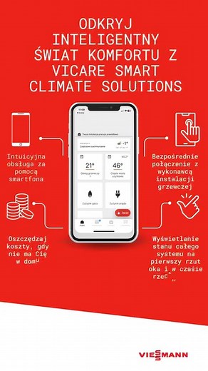 1.1K views · 4 comments |  Odkryj inteligentny świat komfortu z ViCare Smart Climate Solutions! ️ Czy marzysz o domu zawsze idealnie dostosowanym do Twoich potrzeb? ViCare Smart Climate Solutions to klucz do osiągnięcia doskonałej harmonii w Twoim otoczeniu domowym. ✨ #ViCare #SmartClimate #InteligentnyDom #Komfort #viessmannclimatesolutions | Viessmann Climate Solutions | Facebook