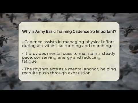 Why Is Army Basic Training Cadence So Important? - Battle Tested Brotherhood