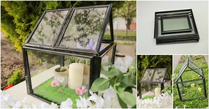 How To Make A Miniature Greenhouse From Picture Frames