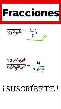 ✅👉Simplificacion de fracciones algebraicas
