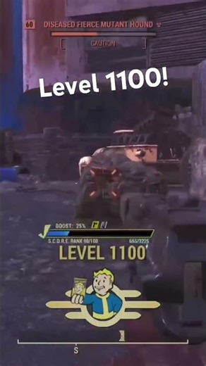Hitting level 1100 in Fallout 76! #fallout76 #fallout #gaming