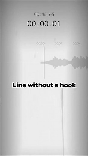 I am just a line without a hook...