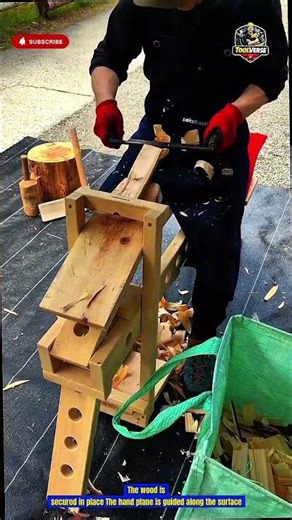 Precision Wood Planing Technique Using a Hand Plane for Smooth Finishing | Construction Tools