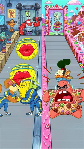 Sports SpongeBob vs Fat Patrick Star