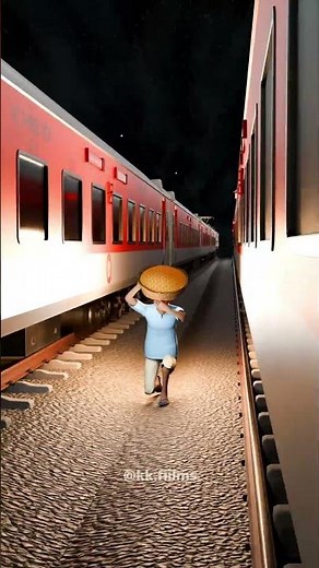 Does a moving train pull a person? 🚂