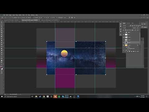 Photoshop & Unity 3D | How to make a Synthwave SkyBox