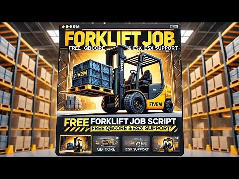 Free Don's Forklift Job Script for FiveM | QBCore & ESX Support | MJ DEVELOPMENT