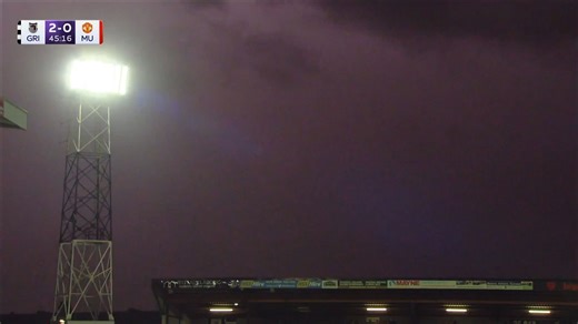 Lightning strikes over Blundell Park 🌩️ | Sky Sports Football
