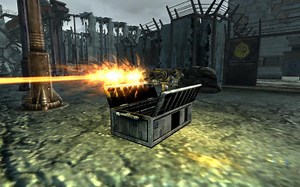 NV Experimental Dual Minigun Turret