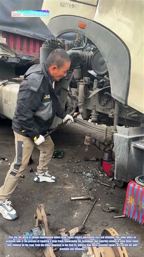 Heavy-Duty Repairs: Servicing a Large Truck