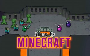 Among us - Minecraft秘密矿工地图