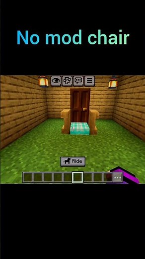 Minecraft no mod chair#Minecraft#no mods