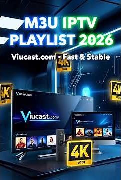 2026 IPTV M3U Playlists Watch Live TV & Sports Online