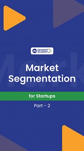 With market segmentation, startups can optimise their marketing efforts and drive growth. As startups continue to evolve and innovate, the ability to segment and engage with distinct customer groups will remain a cornerstone of their success. #JioGenNext #JioGenNextAcademy #MarketSegmentation #StartupInsights #Reliance #Jio | Jiogennext | Facebook