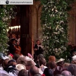 Divine! Ava Maria by 19yrs old cellist Sheku Kanneh-Mason at Meghan Markle & Prince Harry's Royal Wedding! | Iman
