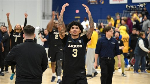 Akron Shoots Over 55 Percent to Roll Past Kent State, 92-70 - University of Akron Athletics