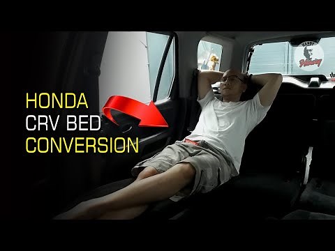 Honda CR-V Bed Conversion 2021 | CR-V Camper Bed Conversion | How to Convert CR-V Seats into Bed
