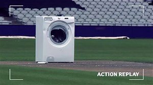 1.9M views · 4.6K reactions | Could you throw a cricket ball into a washing machine? We challenged Lancashire County Cricket Club to do just that! But how players many get it in? P.S. Don’t you just love their new sponsored shirts… :) | AO | Facebook