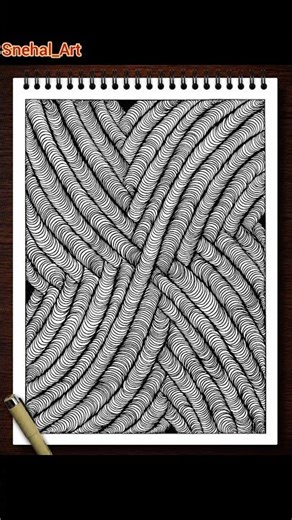 Day 21 - Easy Doodle Art Tutorial #doodle #doodleart #easy #drawing #art #zentangle #zendoodle