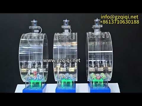 3D lottery machine with balls holder