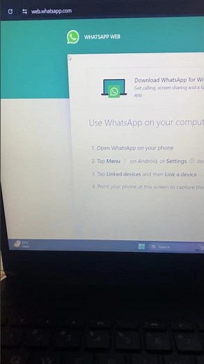How To Open WhatsApp In Laptop/Pc ? #whatsapp