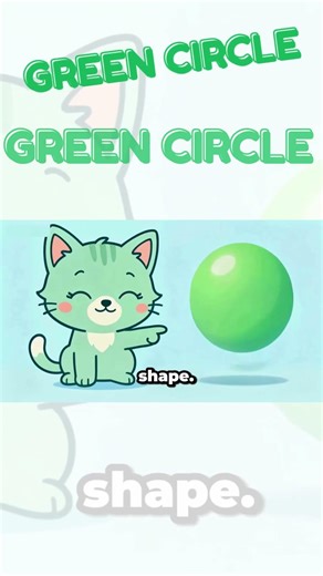 Find the Green Circle 🟢 Shape Game #shorts