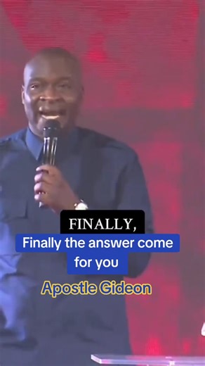 14K views · 1.8K reactions | For someone finally the answer come tomorrow. | Apostle Gideon | Facebook