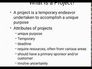 What is a Project? Attributes of projects? Software Project Management Tutorial #1