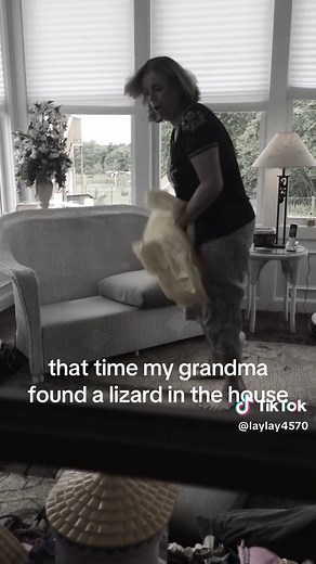 she’s not the biggest fan of lizards #fyp #nonchalant | lizards