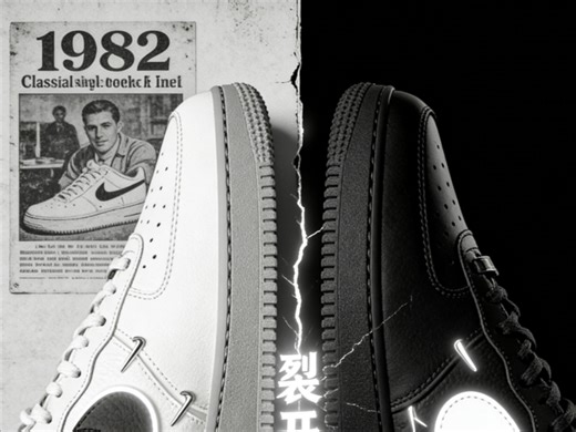 AF1从1982年诞生起，那个经典的勾子就成了一个标识，基本几十年基本没变过。但到了近几年，鞋圈流行“解构风”，就是把经典设计拆了重组，玩点新花样。