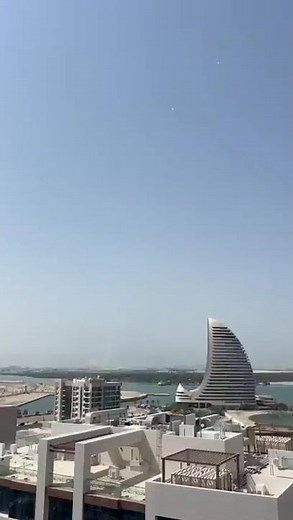 🇦🇪 🇮🇷 Missile Interceptions In Abu Dhabi, UAE (28 February 2026)