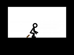 Stick-man Animation - First Try- Stick Man Poop
