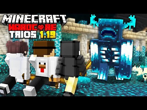 WE Survived 100 Days in 1.19 Hardcore Minecraft (Trio 100 days)