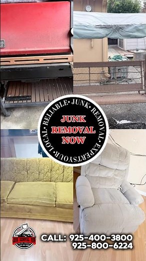 Junk Removal for Furniture, Appliances & Yard Waste | Serving 5 CA Counties