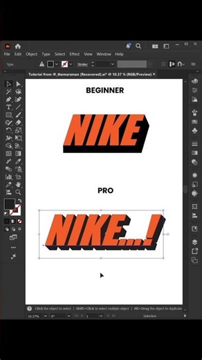 How to create a text drop shadow in Adobe Illustrator #shorts #short #design