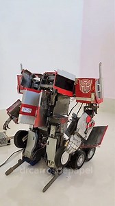 Optimus Prime Transformação #transformers #robô #arduino | Dr Carros de Papel