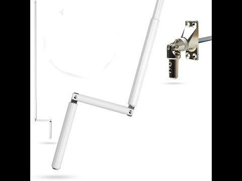 Rollladen mit Kurbel - Aufbau und Funktion von Kurbelgestänge, Gelenklager und Getriebe erklärt