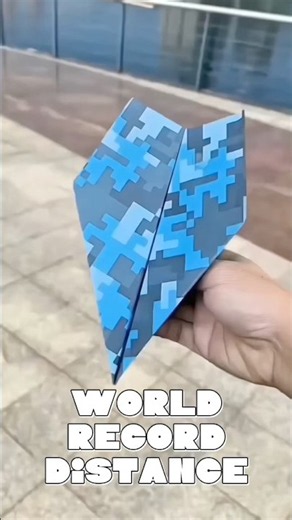 How to make world record distance #diy #origami #paper #paperplane #papercraft #shorts #santoreview