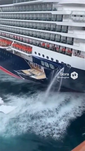 Two Cruise Ships Collide in the Open Sea 😱🚢