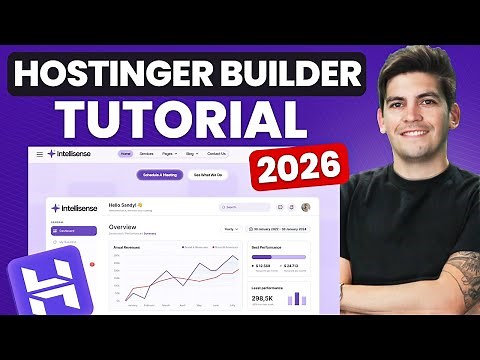 Hostinger Website Builder Tutorial (2026) – Build a Website in 10 Minutes!